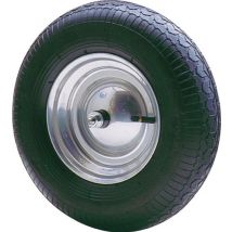 Ruota Pneumatica D.400mm Larghezza Ruota 100mm Con Asse E Cuscinetto In Plastica Capito