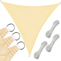 Sonnensegel 3x3x3 Beige (30) Gaba