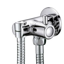 Robinet mural Shattaf – Douchette pour robinet – Matières, Forme, Type d'eau – STANDARD HIDRAULICA
