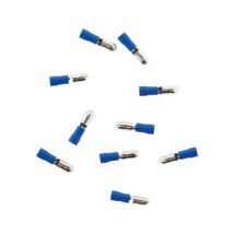 10 Cosses Bleu Fiches Mâles 5 Mm
