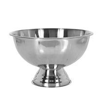 Edelstahlschale - Für Obst, Punsch - 38 Cm, Matt