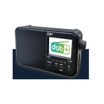 Radio Portatile Dab+ E Fm - Cgv - Dr7+ - Schermo A Colori Tft 2,4" - Presa Per Cuffie - Eco-consumo
