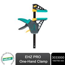 Wolfcraft - Ehz Pro One-hand Clamp 100/ 700 Mm - The Professional One-hand Clamp - Clamping And Opening With Just One Hand