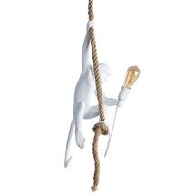 Lámpara Mono Colgante De Resina 'max' - Alpinaluz