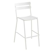 Chaise Haute De Terrasse Blanche