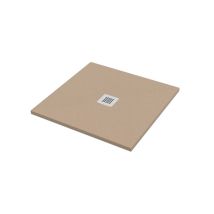 Piatto Doccia 90x90 H.2,8 In Marmo Resina Effetto Pietra Sabbia
