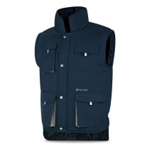 Chaleco multibolsillos de poliéster – XL – 100% poliéster – Cremallera de resina inyectada – 3 costuras horizontales