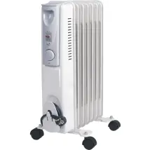 Radiatore Ad Olio 9 Elementi Con Rotelle 2000 W, 220-240 V E 50/60 Hz Ignip
