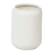 Bicchiere Portaspazzolini Da Appoggio Filami Bianco – 10 x 11h cm – CIPI