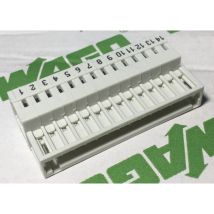 Wago - 734-314/000-044 Male Connector For 1 Conductor - 100% Reverse Protected - Pitch 3.5 Mm - 14 Poles