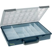 Raaco – Tool Storage Box with 15 Removable Inserts – Polypropylene – Blue – 338 x 261 x 57 mm – 5 kg Load Capacity