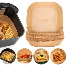 Gnc Home - Papier Pour Friteuse A Air Et Four Paquet De 100 Pieces De Papier Sulfurise Antiadhesif Jetable De 20 Cm Offre Exclusive