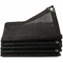 Aiperq Filet D'Ombrage 8 Broches Ombrage 80% Renforce Épaissir Voile Ombrage, Serres Filet Coupe-vent Avec Oeillets(3x4m)