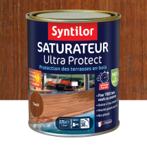 Syntilor Ultra Protect Saturatore, Teak, Opaco 0,75 L Syntilor