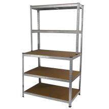 Monster Racking - Estantería Metálica Galvanizada Acero Galvanizado Capacidad Peso 900kg Mesa De Trabajo Banco De Trabajo Profesional Estanteria 