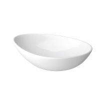 Cersanit Moduo - Lavabo Sobre Encimera, 57x37 Cm, Sin Rebosadero, Blanco K116-052