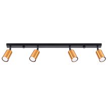 Ceiling Light – WINX 4L – Black/Copper – Modern Elegant Design – Minimalist Style – Ideal for Any Interior