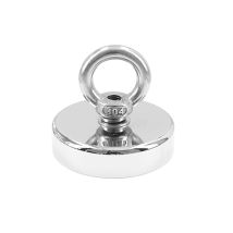 Magnete Al Neodimio Ferrestock Fskndc009 Gancio 60 Mm Spessore 15 Mm