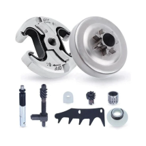 Shining House - Kettenrad Und Kupplung Für Husqvarna 345 445 340 450, Kettenrad .325'' Teilung 6 Zähne + Kupplungstrommel + Lager Kettensäge 