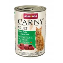 Animonda Carny Adult - Rind, Pute, Kaninchen - Nassfutter Für Ausgewachsene Katzen