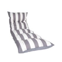 Jardin Prive - Tumbona Flocons Cancale 188x56x12 Cm Gris