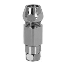 Asw Rückflußverhinderer 3/8'' + Überwurfmutter 3/8'' - Mit Quetschverschraubung - Messing Verchromt
