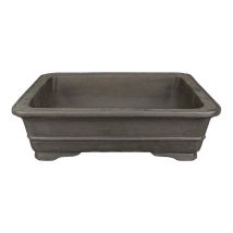 Ogomondo - Vaso Per Bonsai Rettangolare In Gres 35x27x8 Cm - Wy2a
