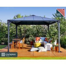 Canopia Palermo Cenador De Aluminio 3.6x3.6 M