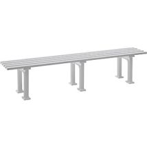 Panca senza schienale in plastica resistente UV – Lunghezza 2000 mm – Altezza 415 mm – Profondità 370 mm – Blome