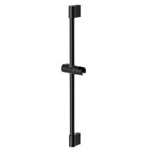 Barra De Ducha 65 Cm Barra De Ducha Con Soporte Para Ducha De Mano Conjunto De Ducha Acero Inoxidable Negro Universal