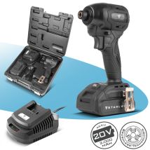Stahlwerk Llave De Impacto Inalámbrica De 20 V 190 Nm 3200 Rpm Porta-puntas Hexagonal 1/4