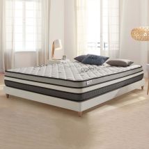 Cosmos - Colchón Solar 160x200 Cm - Híbrido - Muelles Ensacados + Látex + Espuma Viscoelástica Hr Adaptativa - Soporte Medio-firme 7 Zonas - Grosor 24