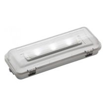 Luz Led De Emergencia 'hermetic' Estanca De Superficie (1,1w 5700k 200lm) Ip65/ik10 36x13x7cm Color Blanco
