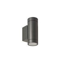 Aric Aplique Exterior Negro Moderno 2 Bombillas Gu10