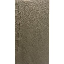 Ensemble De 10 Panneaux Décoratifs Effet Pierre 3d, Revêtement Mural Pu 7,2 M², 120x60x3 Cm, Gris Volcan