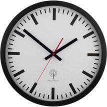 56862 Funk Wanduhr 40 Cm Schwarz - Eurotime