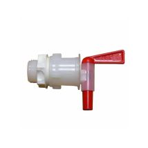 Grifo de nylon 3/4" para cisterna – Conexión roscada macho – Incluye tuerca de fijación – Portagomma fijo