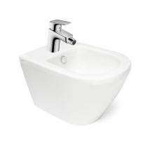 Vitra Integra Bidé Suspendido Con Rebosadero, 35,5x54 Cm + Hansgrohe Logis 70 Grifo Para Bidé (7042-028871204000)