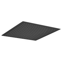 Imex Duschkopf aus rostfreiem Stahl (s.304) – Mattschwarz – 40x40 cm – Rosa