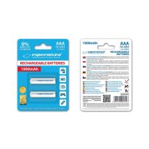 Batterie Esperanza Aaa 1000mah 2 Pezzi Bianche