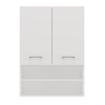 Nellio - Armario Con Espejo De Pared - Armario De Pared Para Cuarto De Baño - 64x30x90 Cm - Almacenaje Para Cuarto De Baño