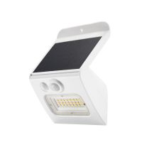 Egoda Led-solarwandleuchte Mit Bewegungs- Und Dämmerungssensor 3w 3000 - 4000 - 6500k Weiß