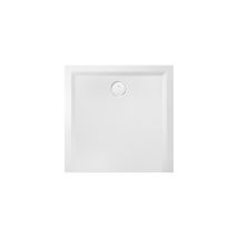 Hoesch Mineralguss-duschwanne Muna 90x90x3cm, Weiß, Solique, Antirutsch