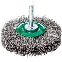 Spazzola tonda in acciaio inox 70x02mm – Pennello utensile per foratrici e utensili elettrici – Acciaio inossidabile V2A