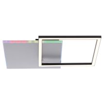 Just Light Plafonnier Led 11327-95 Couleur Aluminium, 31 W, 3200 Lm, Cct, Rgb