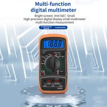 Vtizikl Multimètre Numérique Portatif Xl830l, Rétro-éclairage Lcd, Voltmètre Ac/dc, Ampèremètre Dc, Testeur De Résistance De Tension Ohm, Haute 