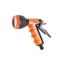 Claber – Pistola de jardín con ducha Ergo 8541 – Mango ergonómico, chorro regulable, acero inoxidable