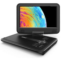 Iegeek 11,5" Tragbarer Dvd-player Für Kinder Und Auto, 9,5" Augenschutzbildschirm Mit 5 Stunden Akkulaufzeit, Unterstützt Synchronisierung Mit Tv/usb/