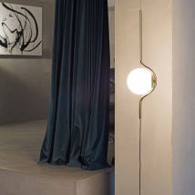 Lámpara colgante LEVITA 6W LED 2700K - Acero y vidrio - 570 lúmenes - IP20 - 118 cm