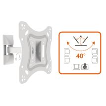 Tv -regal 28-42 Mit Einstellbarem Arm - Weiß 451059